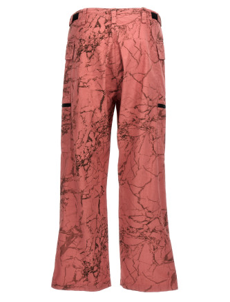 'Crimson Overdye Static Zip' pants #