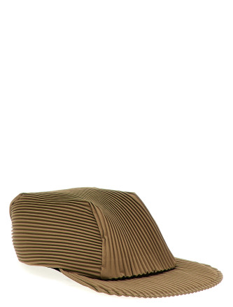 Pleated baseball cap #
