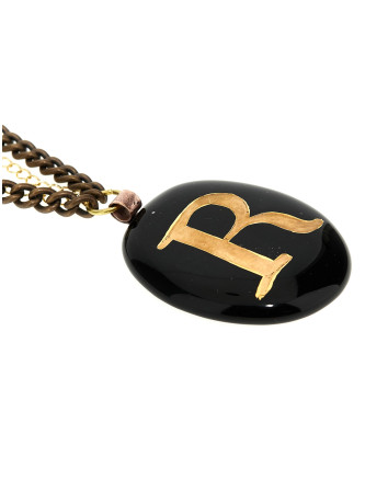 'R' mid necklace #