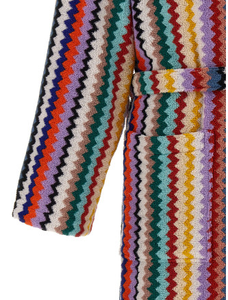 'Riverbero' hooded bathrobe #