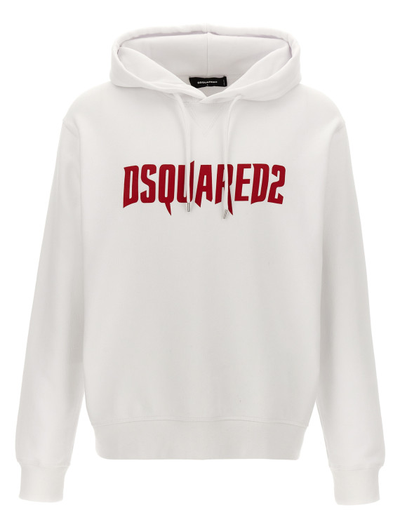 Logo print hoodie #1