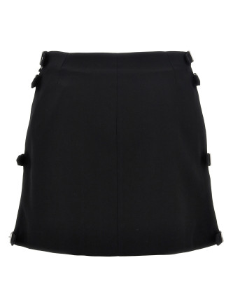 'Multi Sangle Wool Mini' skirt #