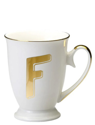 Cup letter 'F'