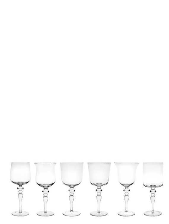 Set of 6 Goblets Assorted Shapes #1