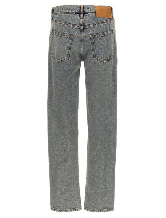 Visible stitching jeans #