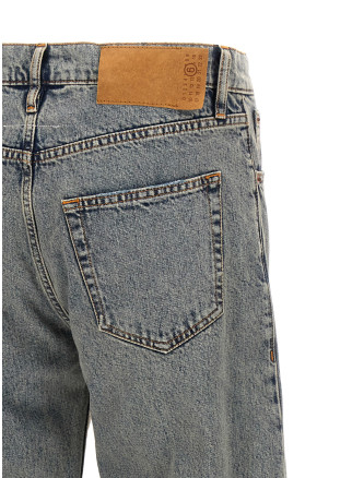 Visible stitching jeans #
