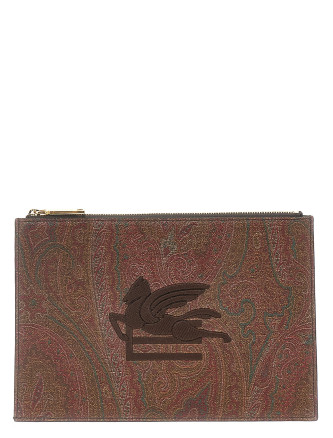 Medium 'Paisley' clutch bag