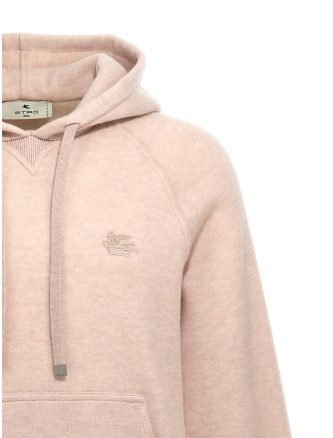 Logo embroidery wool hoodie #