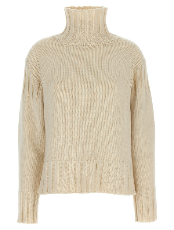 Ribbed detail sweater #1