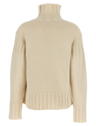 Ribbed detail sweater #
