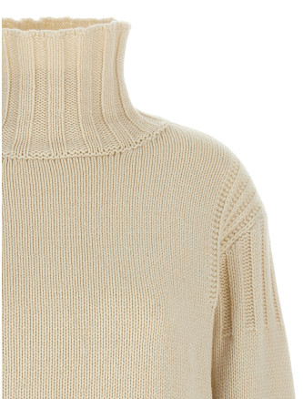 Ribbed detail sweater #