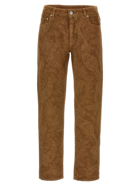 'Paisley' velvet pants #1