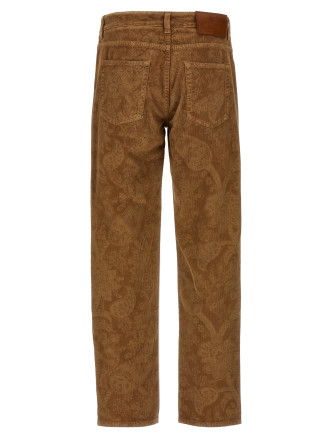 'Paisley' velvet pants #