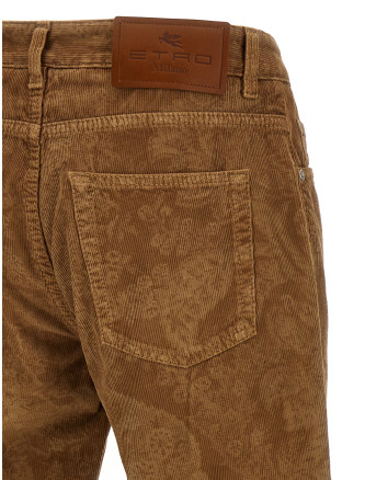 'Paisley' velvet pants #