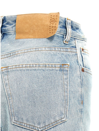 Contrast insert jeans #