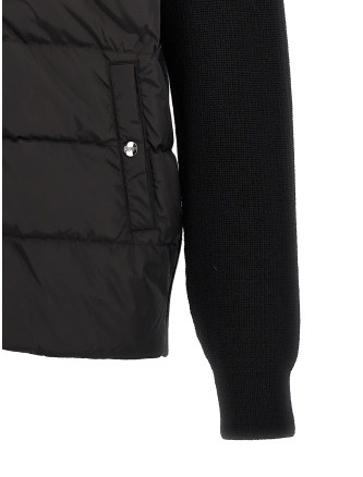 Two-material puffer jacket #