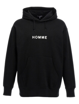 Logo print hoodie