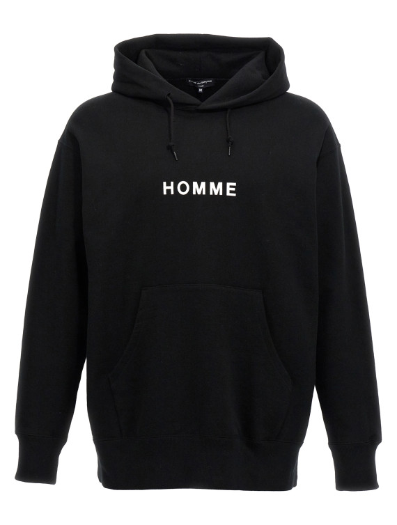 Logo print hoodie #1