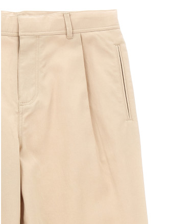 Logo embroidery pants #