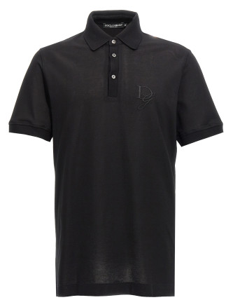 Logo embroidery polo shirt