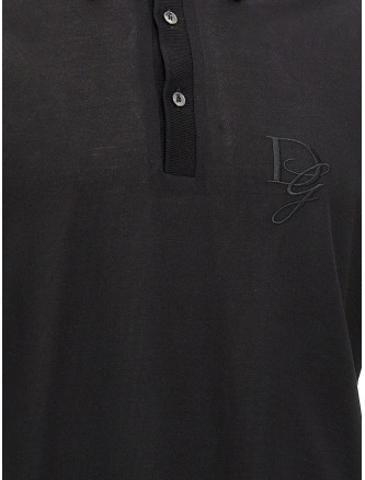 Logo embroidery polo shirt #