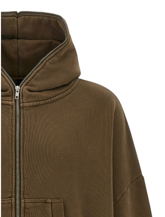 'Eternal Zip Washed' hoodie #