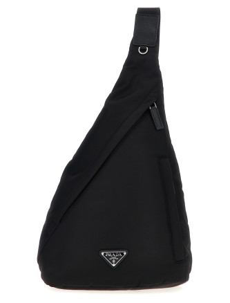 Re-nylon one-shoulder backpack