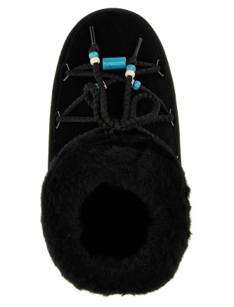 'Mule suede beads' ankle boots #