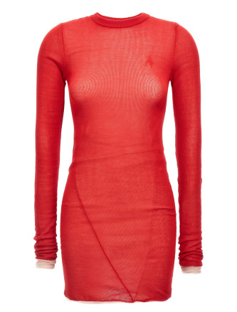 Two-material minidress