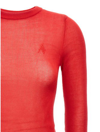 Two-material minidress #