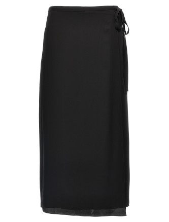 'CL Tie Wrap' skirt
