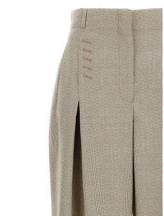 Micro check trousers #