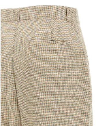 Micro check trousers #