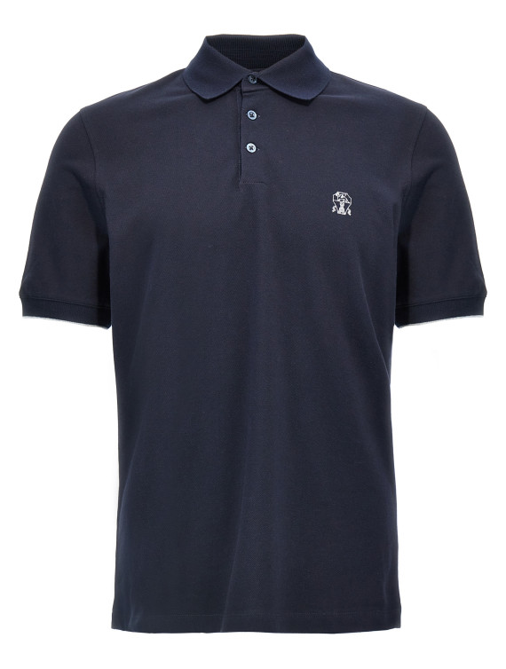 Logo piqué polo shirt #1