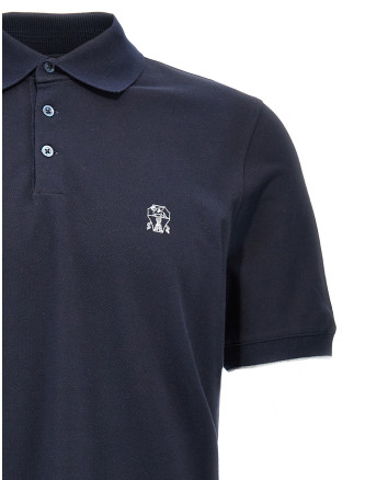 Logo piqué polo shirt #