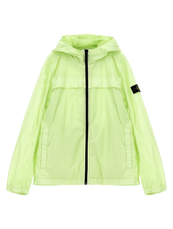 Logo badge hooded jacket #1