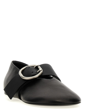 Buckle ballet flats #