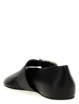 Buckle ballet flats #