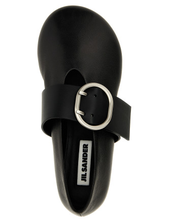 Buckle ballet flats #