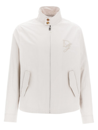 Logo embroidery jacket
