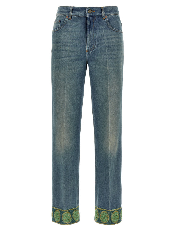 Valentino Garavani jacquard jeans #1