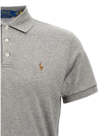 Logo embroidery polo shirt #