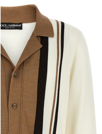 Logo embroidery cardigan #