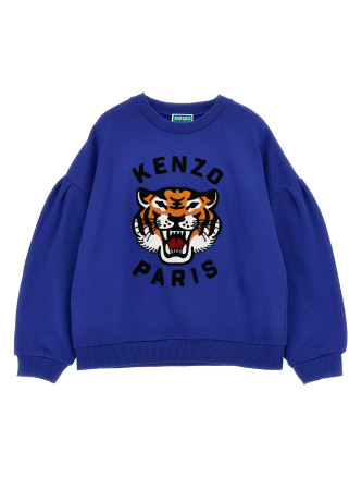 Logo embroidery sweatshirt