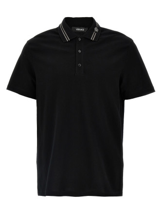 'Medusa embroidery' polo shirt