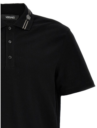 'Medusa embroidery' polo shirt #