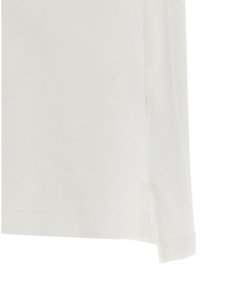 'Leather Tab' polo shirt #