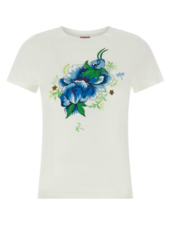 'Kenzo Peonies' T-shirt