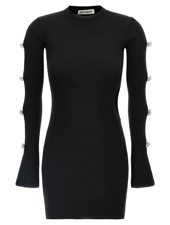 'Cut-Out Crystal Bow' dress #1