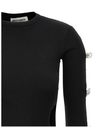 'Cut-Out Crystal Bow' dress #